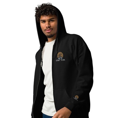 Creator Logo | Origins Embroided | Unisex heavy blend zip hoodie