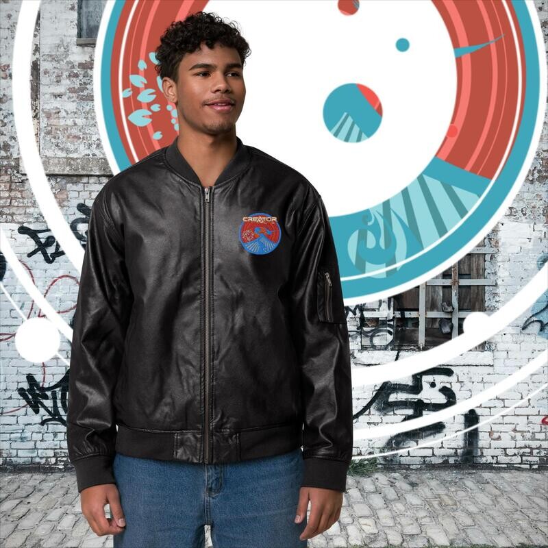 Creator | Universe | Leather Bomber Jacket 