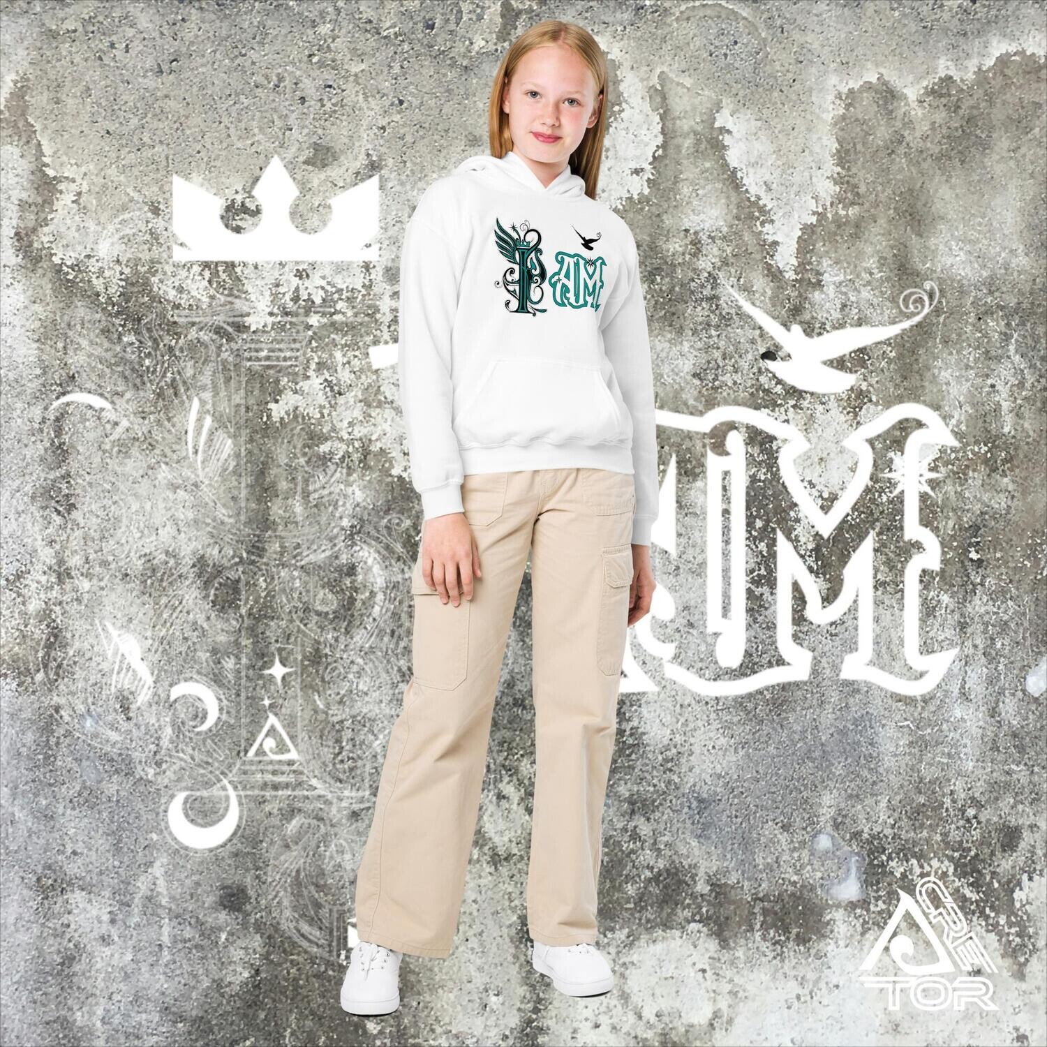 I AM | Creator |  Youth heavy blend hoodie