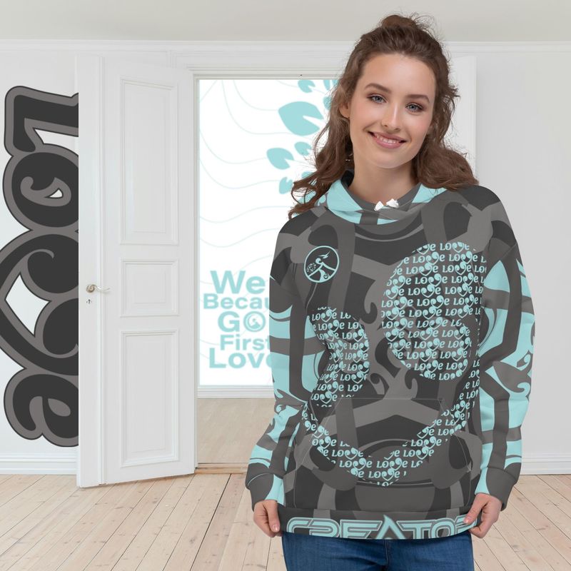 Love One Another | Heart Eclipse | Unisex Hoodie
