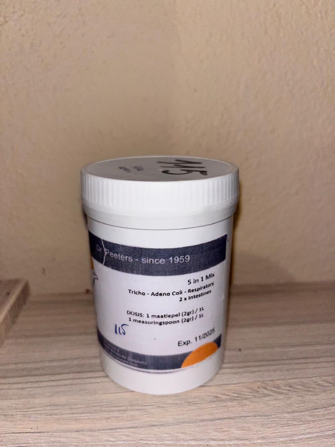5 in 1 MIX - Tricomonoza + Adeno + E-Coli + Salmonella + Cai respiratorii de la Dr. Peeters