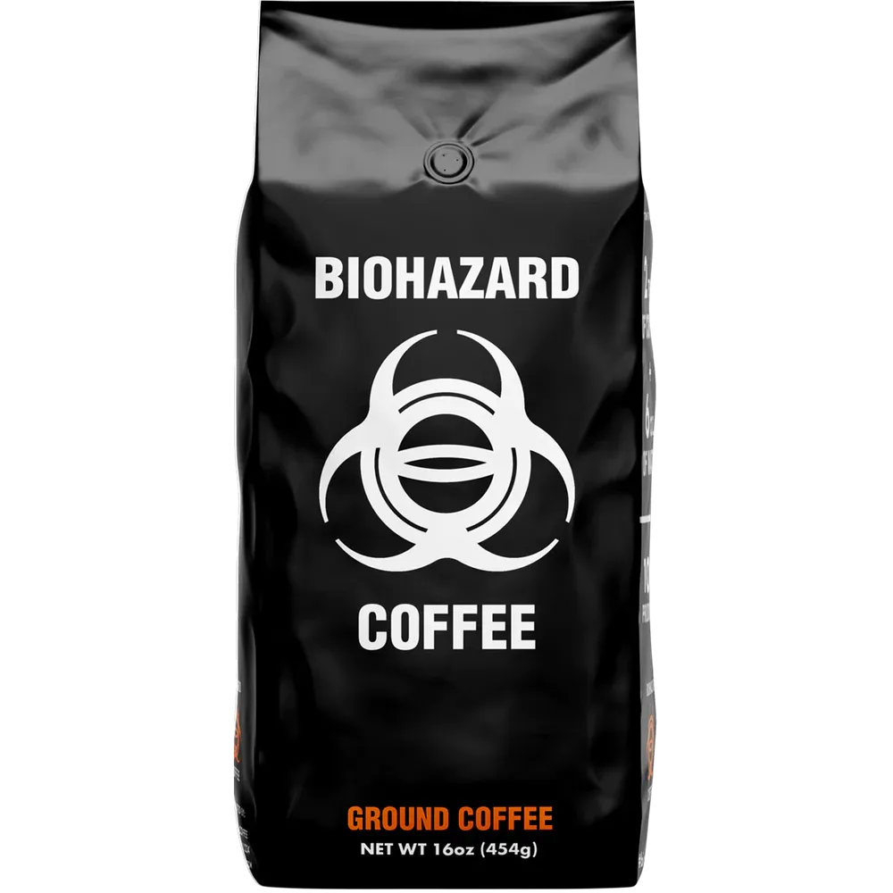 BIOHAZARD COFFEE
LAB-TESTED COFFEE • 928MG OF CAFFEINE