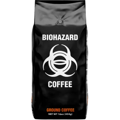 BIOHAZARD COFFEE
LAB-TESTED COFFEE • 928MG OF CAFFEINE