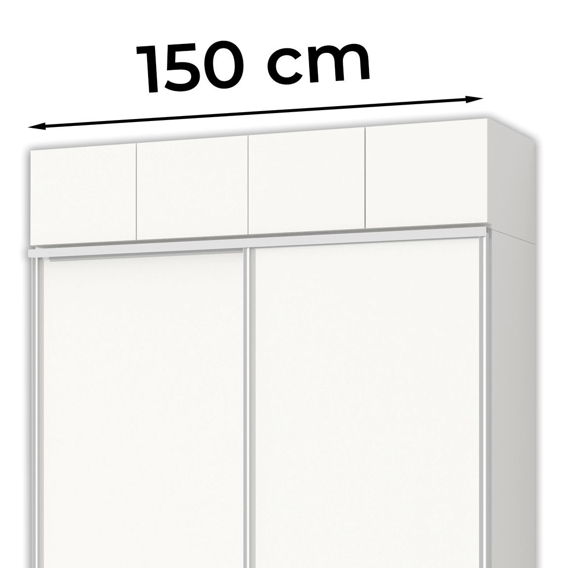 Nadstawka PAX 150 cm (szafa przesuwna)