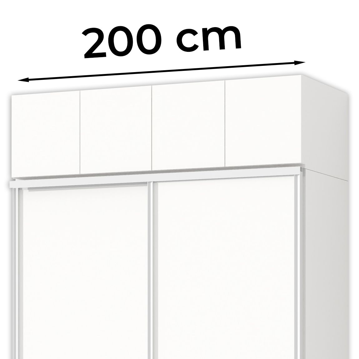 Nadstawka PAX 200 cm (szafa przesuwna)