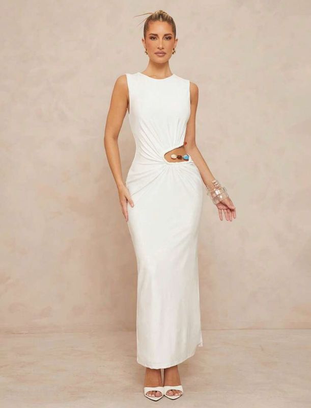 Boho Bliss Long White Dress