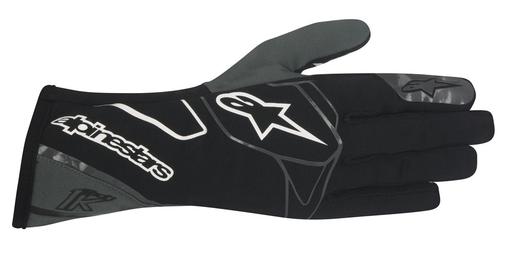 Alpinestars Tech 1-K V2 Kart Glove, COLOR: BLACK/ANTHRACITE