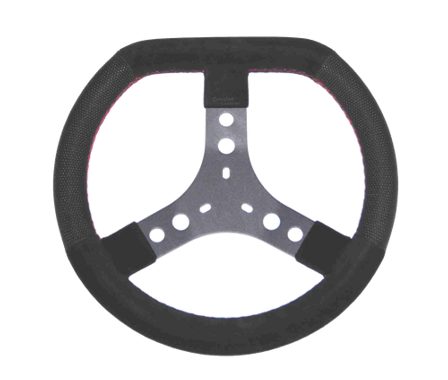 KG 330mm Black Steering Wheel