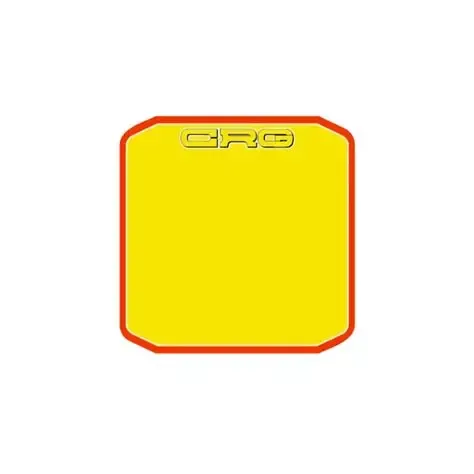 CRG Rear Bumper Yellow Number Panel