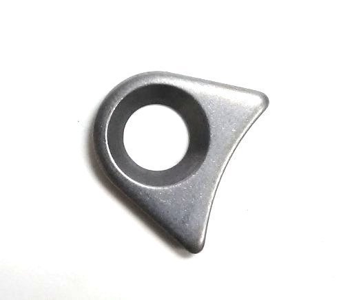 Honda CR125 Triangle Plate Tab Holds Output Shaft Bearing In