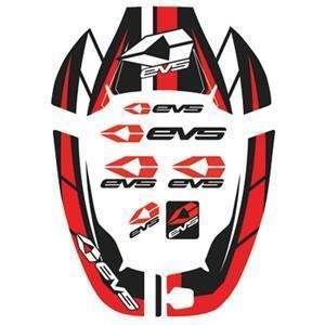EVS R4 Graphics Black Red White