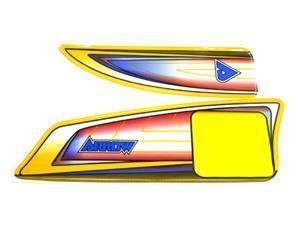 AX9 Sticker Set For Left Side Pod (Lucent 2007)