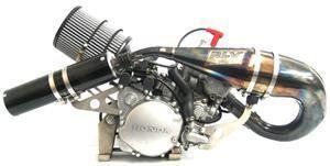 Hegar 1999 CR125 Honda Stainless Pipe & Silencer Mount Kit