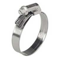 3/8" Rolled Edge  Hose Clamp -  7 Sizes To Choose from