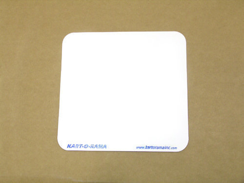 White Stick On Number Panel 7 x 7