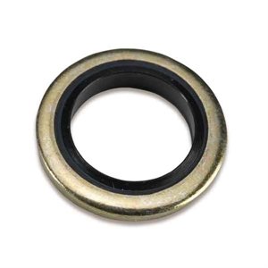 10mm Banjo Steel Brake Washer w/ Rubber Sleeve