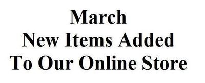 March New Items