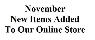 November New Items