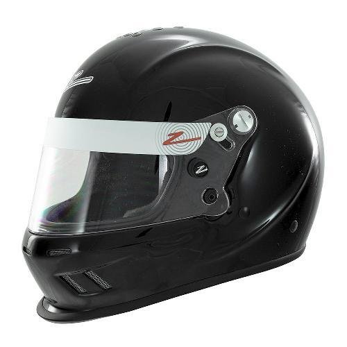 Zamp RZ37Y Youth Helmet  SFI 24.1. Available Black Or White, Size: 54cm  (20.5"-21.25"), Color: Black