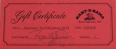 Gift Certificate