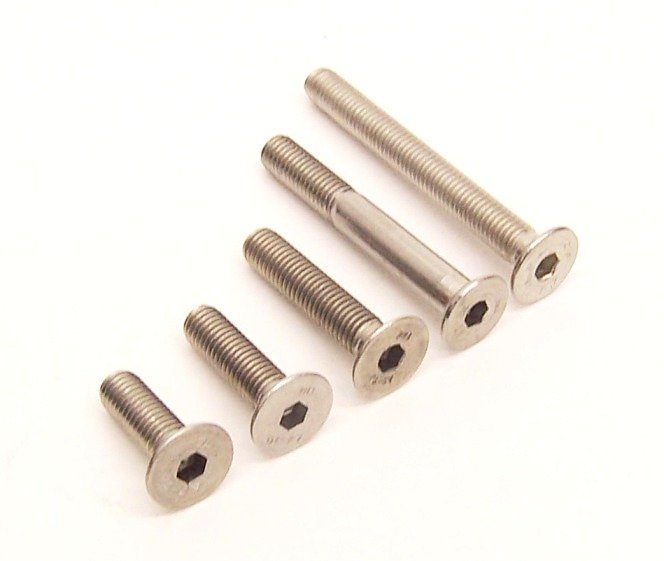 Tillett Kart Seat Ultra Low Profile Bolt Available in 25mm - 70mm Length