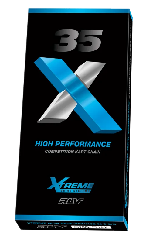 35 Xtreme Go Kart Chain (Gold On Gold) Available In Different Lengths