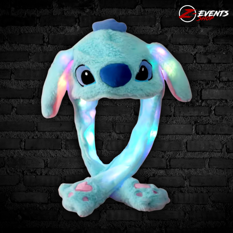 SIMPLE LED Wackelohr-Mütze Blue Monster