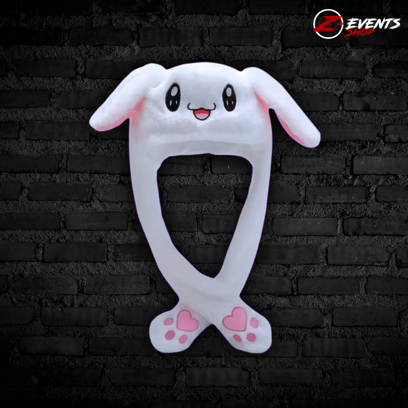 SIMPLE LED Wackelohr-Mütze White Bunny