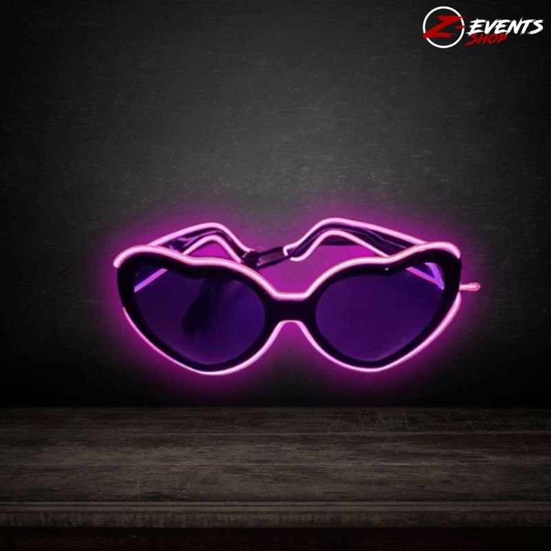 SIMPLE LED Herzbrille