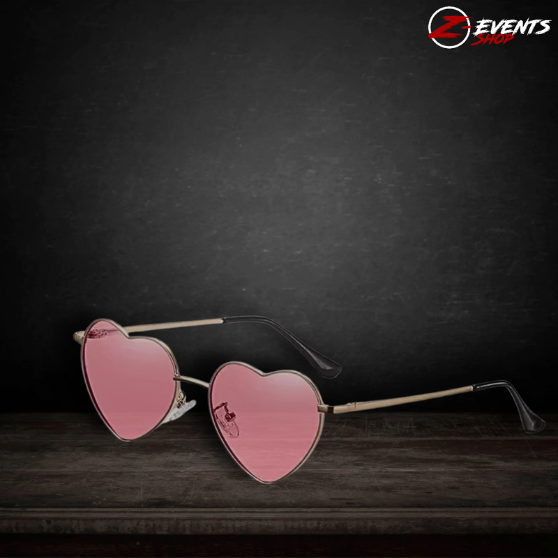 Stylische Herzbrille