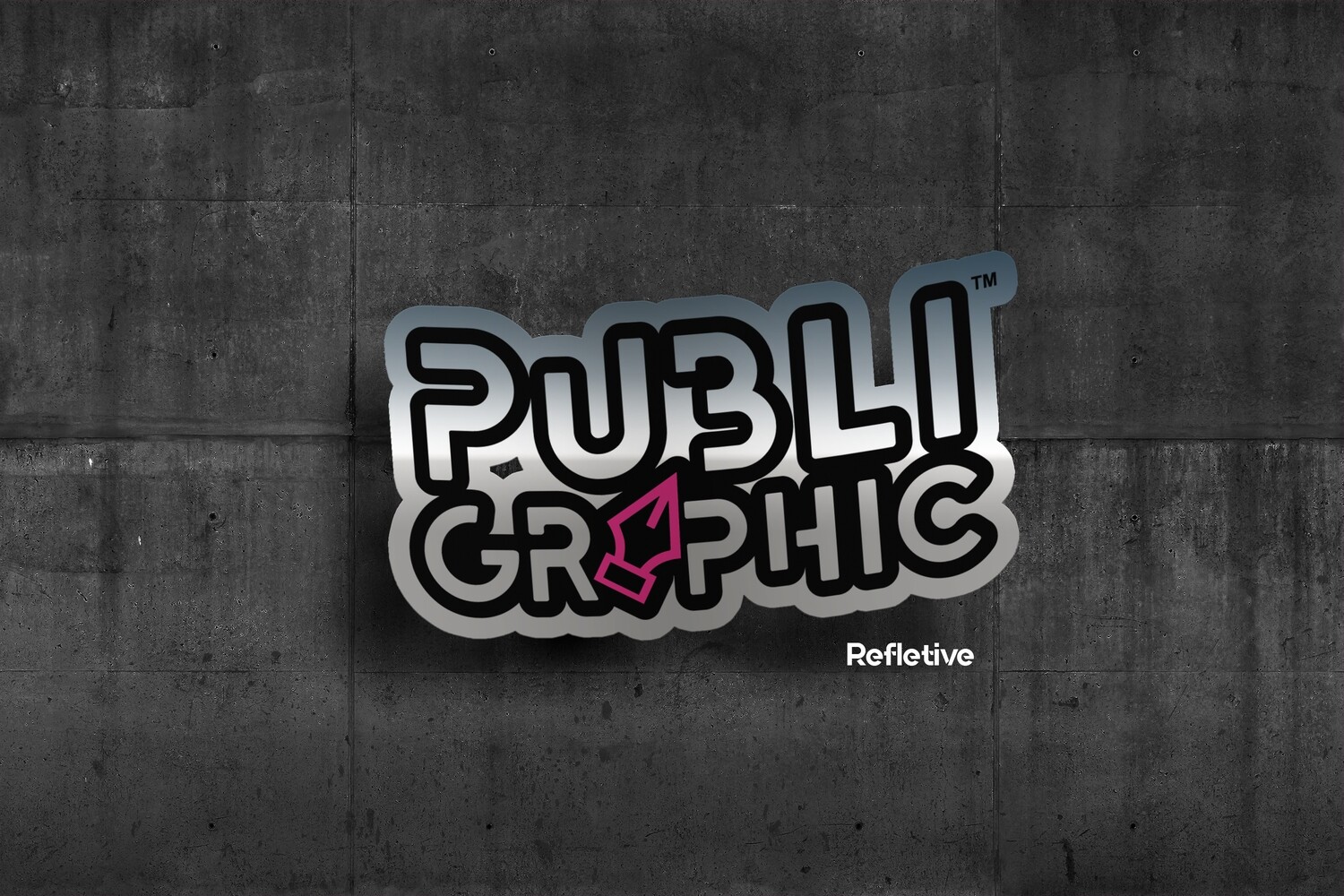 REFLECTIVE  UV PRINTED STICKERS VINYL AUTODHESIVE