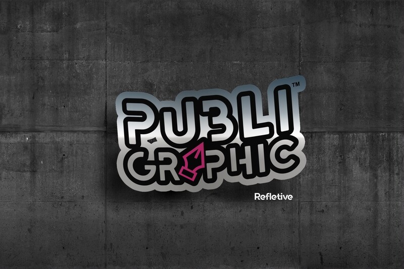 REFLECTIVE  UV PRINTED STICKERS VINYL AUTODHESIVE