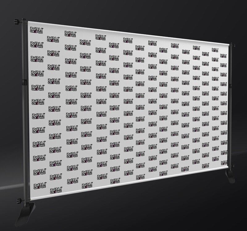 STEP AND REPEAT BACKDROPS BANNER WITH HARDWARE