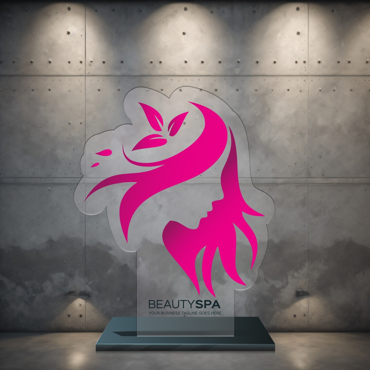 CLEAR ACRILYC AWARD PRINTED