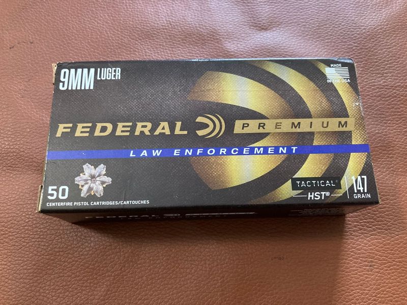 Federal HST LE 50 Round Box 124gr +P