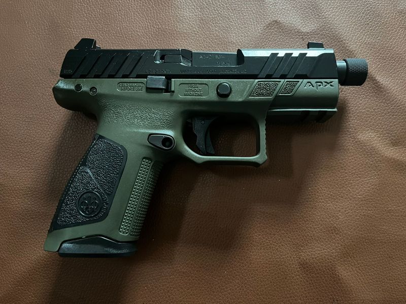 Beretta APX Compact Tactical - Green, Threaded,  Optic Ready