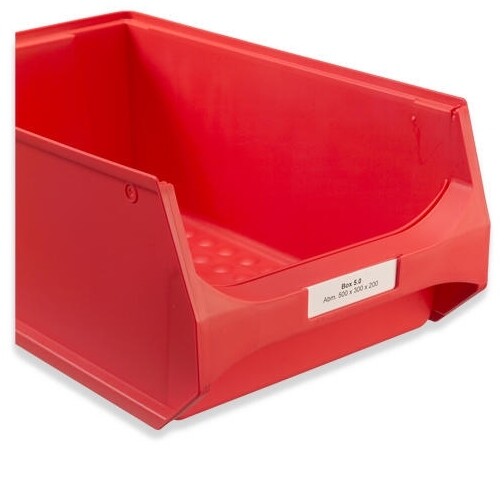 Etikett für Sichtlagerbox 5 / 5.1 (Pack. = 100 Stück) Etikett für Sichtlagerbox 5 / 5.1 (Pack. = 100 Stück)