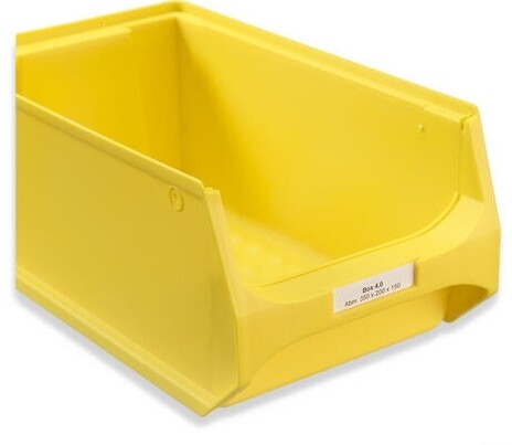 Etikett für Sichtlagerbox 4 / 4.1 (Pack. = 200 Stück) Etikett für Sichtlagerbox 4 / 4.1 (Pack. = 200 Stück)