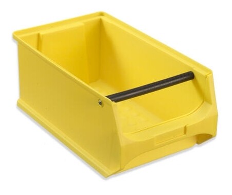 Sichtlagerbox 4.1 - T350 x B200 x H150 mm - mit Griffstange (VE=18 Stück) Sichtlagerbox 4.1 - T350 x B200 x H150 mm - mit Griffstange (VE=18 Stück)