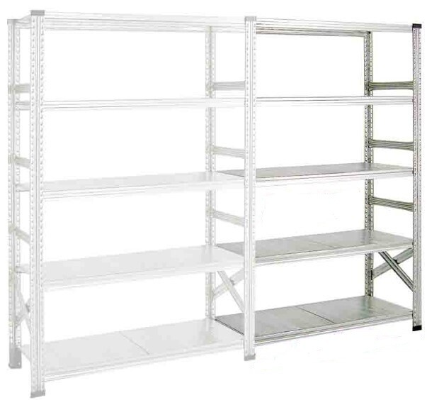 Anbauregal S1 - H1972 x B1200 mm (4 Fachböden)