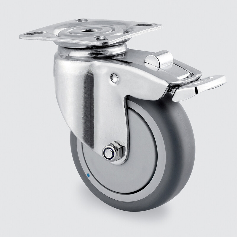 Lenkrolle mit Totalfeststeller 7477PJC075P40 Lenkrolle mit Totalfeststeller 7477PJC075P40