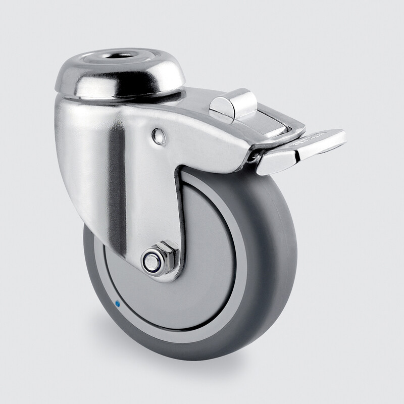 Lenkrolle mit Totalfeststeller 7477PJC075P30-11 Lenkrolle mit Totalfeststeller 7477PJC075P30-11