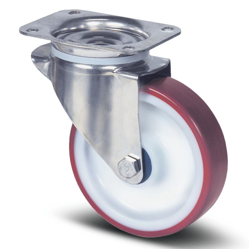 Lenkrolle 8470UAD100P62 red