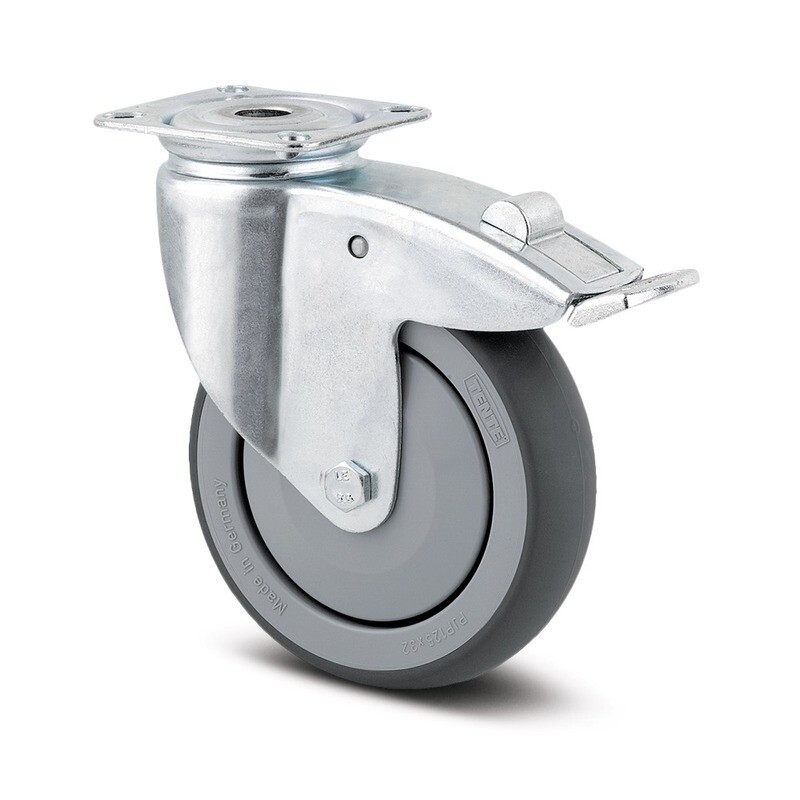 Lenkrolle mit Totalfeststeller 2477PJP075P40 Lenkrolle mit Totalfeststeller 2477PJP075P40
