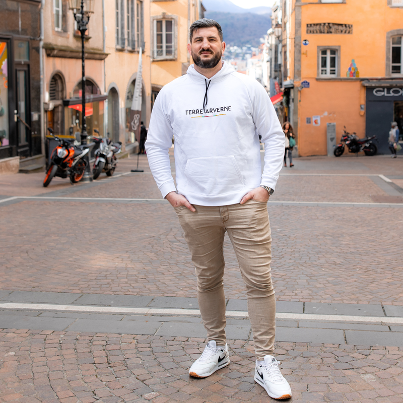 Le sweat TERRE ARVERNE - Blanc