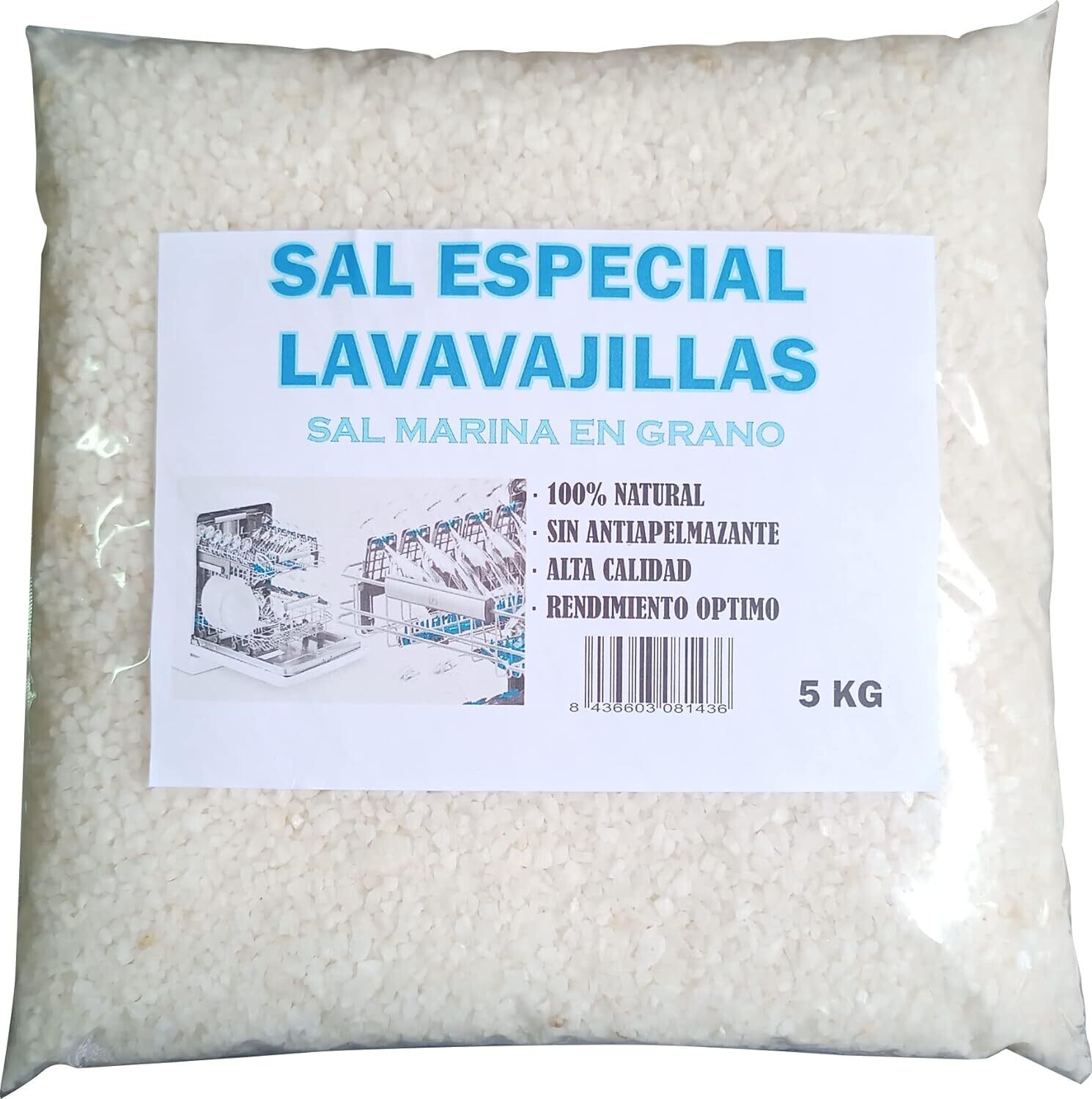 Sal Para Lavavajillas En Grano 4,5Kg