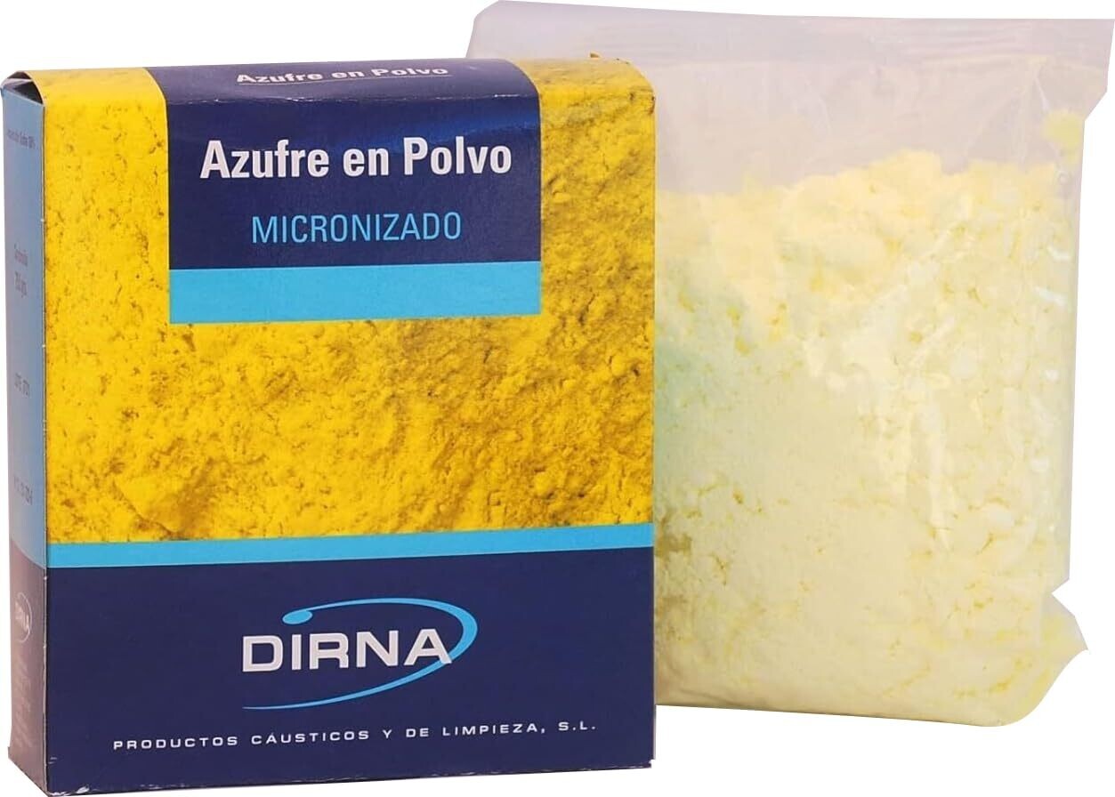Azufre en Polvo Micronizado de 750 gramos