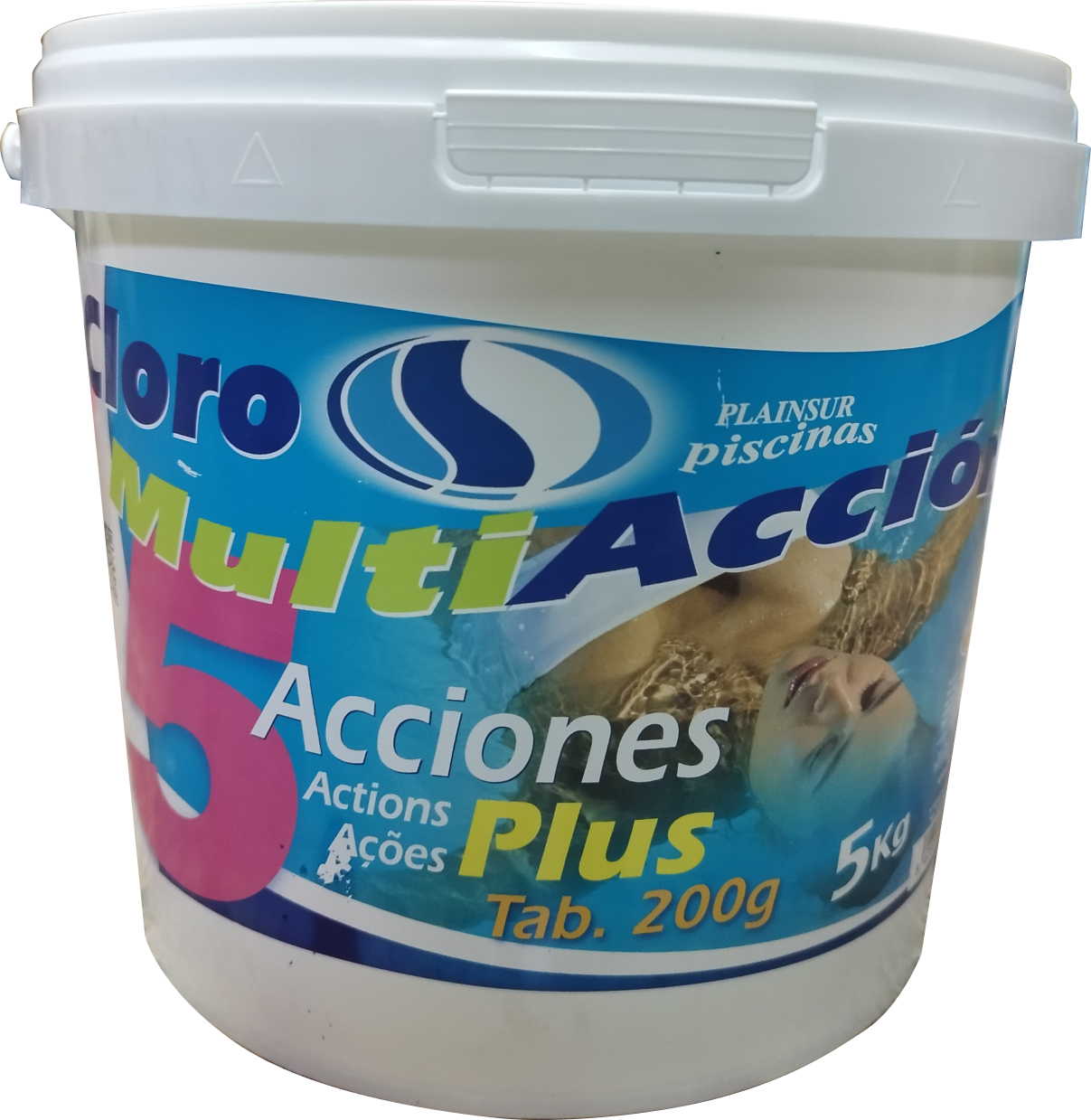 Cloro en Pastillas de 5kg con 5 Acciones - Pastillas de 200gr