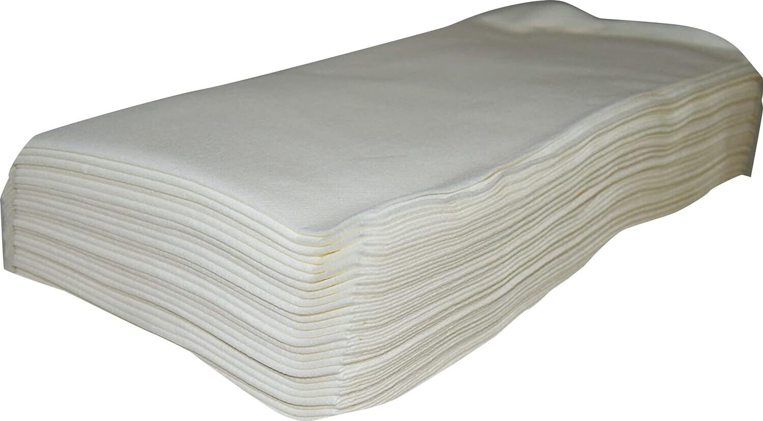 Toallas Desechables Blancas para Peluquería y Estética (40x80cm) - Pack de 25 Unidades
