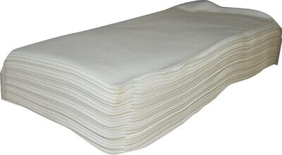 Toallas Desechables Blancas para Peluquería y Estética (40x80cm) - Pack de 25 Unidades
